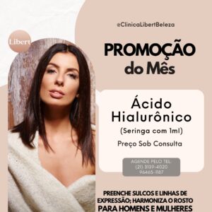 Preenchimento com Ácido Hialurônico - 3 áreas